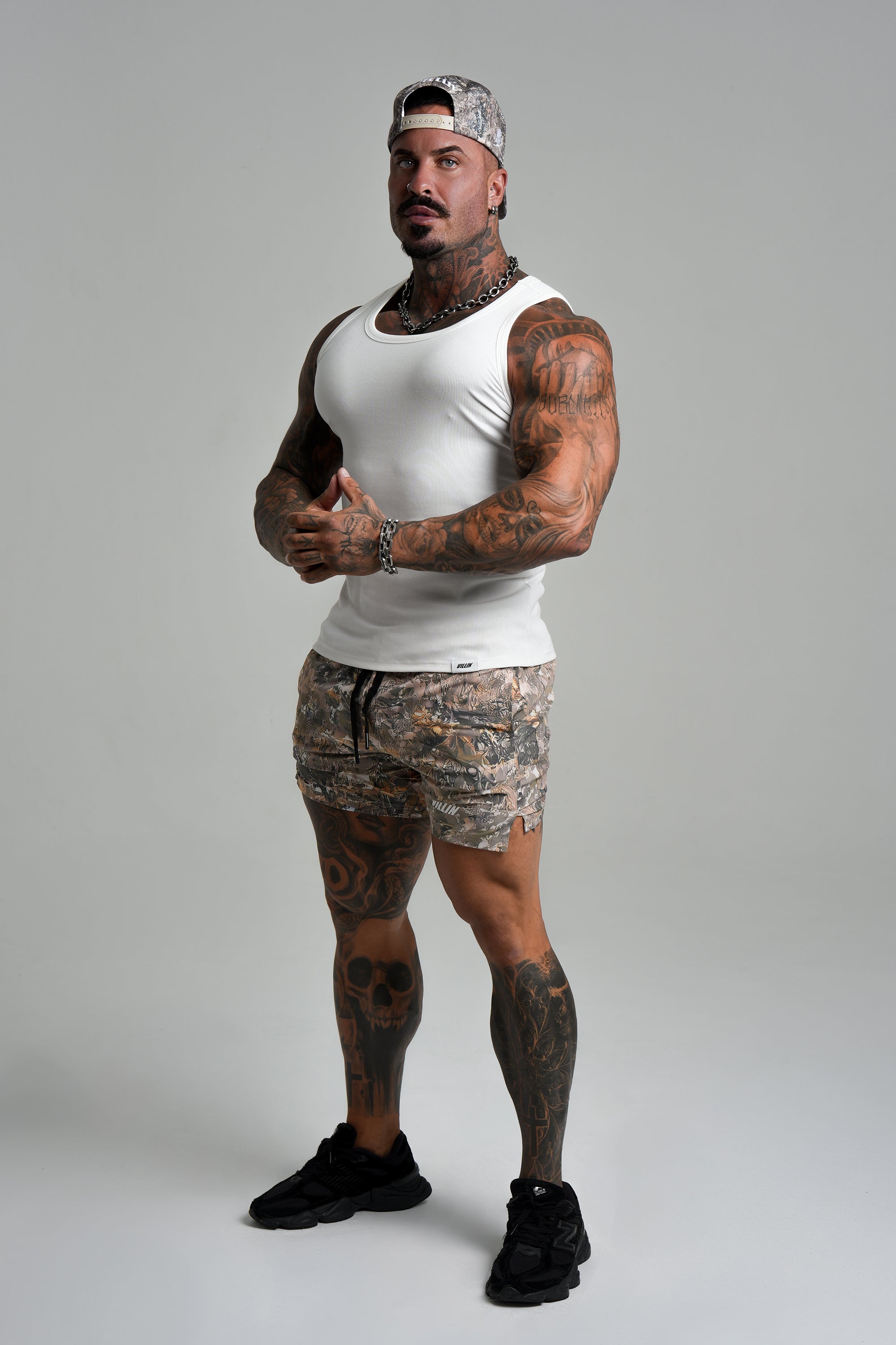 FITTED TANK - OFF WHITE