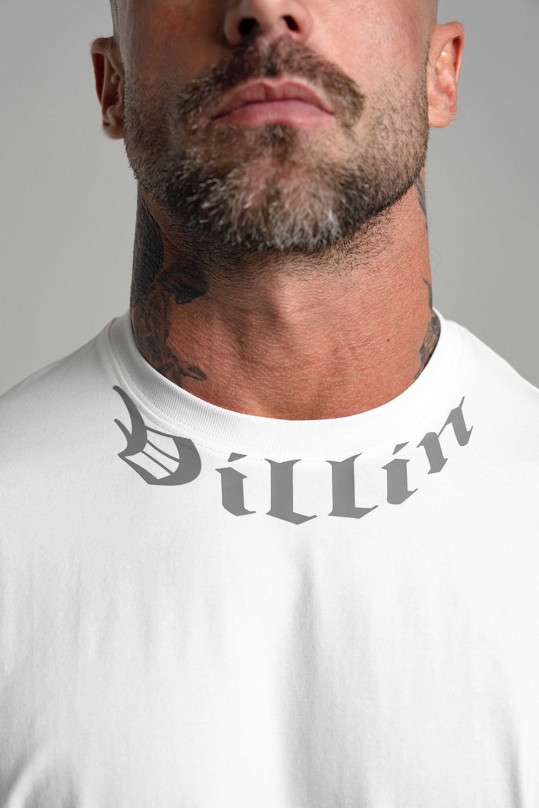 GOTHIC 'OVERSIZE' T - WHITE