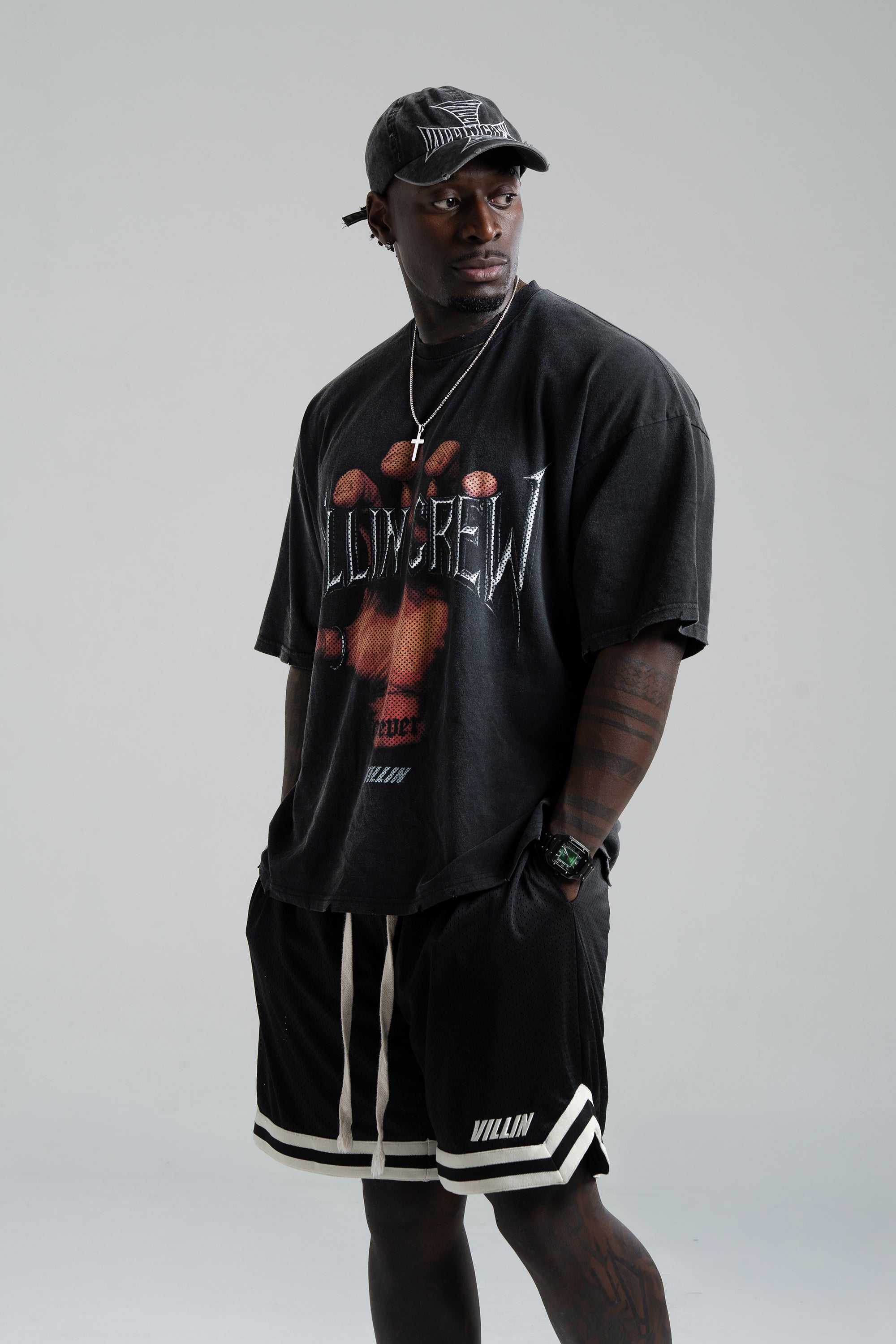 HELLBOUND 'OVERSIZE' T - VINTAGE BLACK