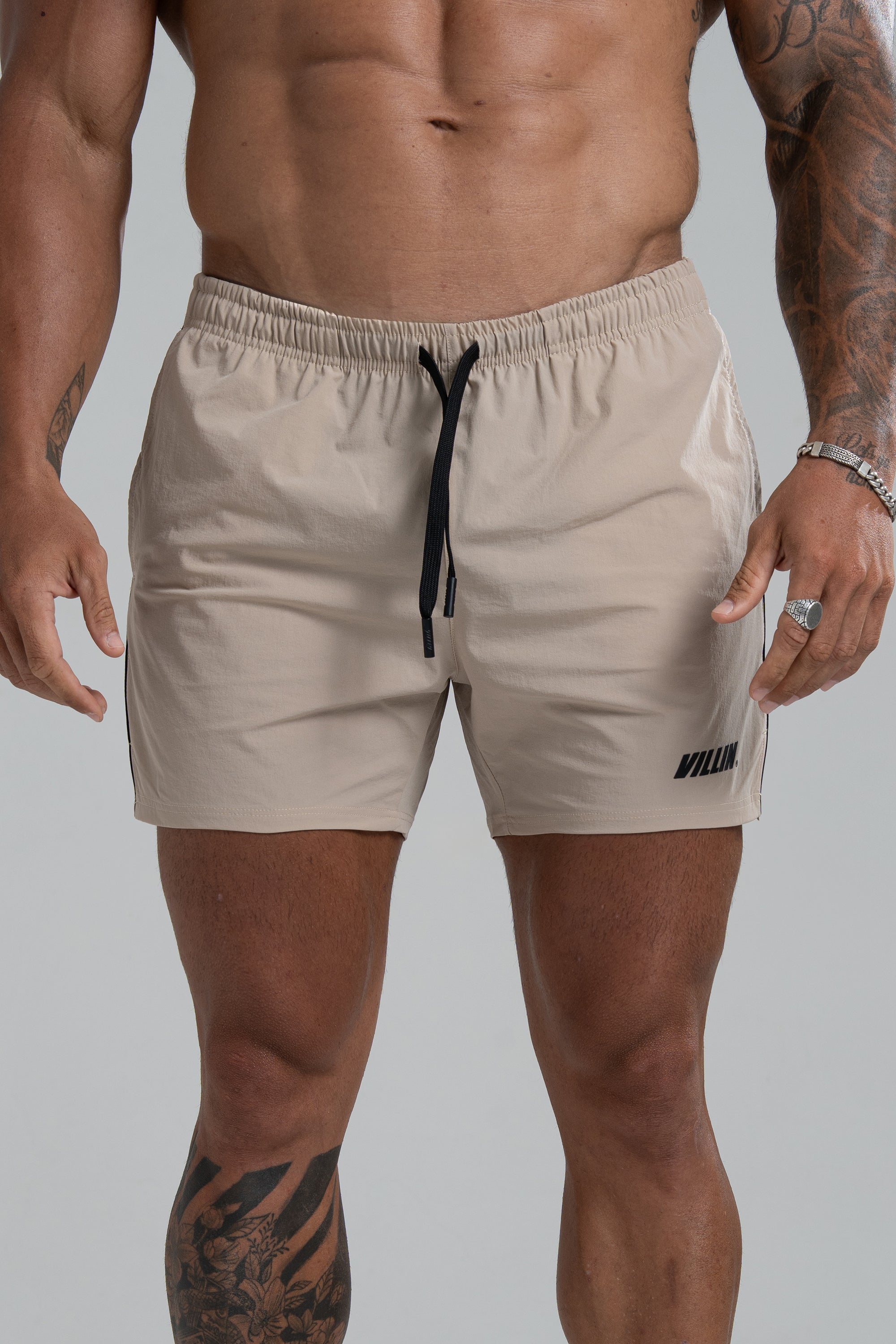 VANTAGE SHORTS 'SKULL EDITION' - BEIGE