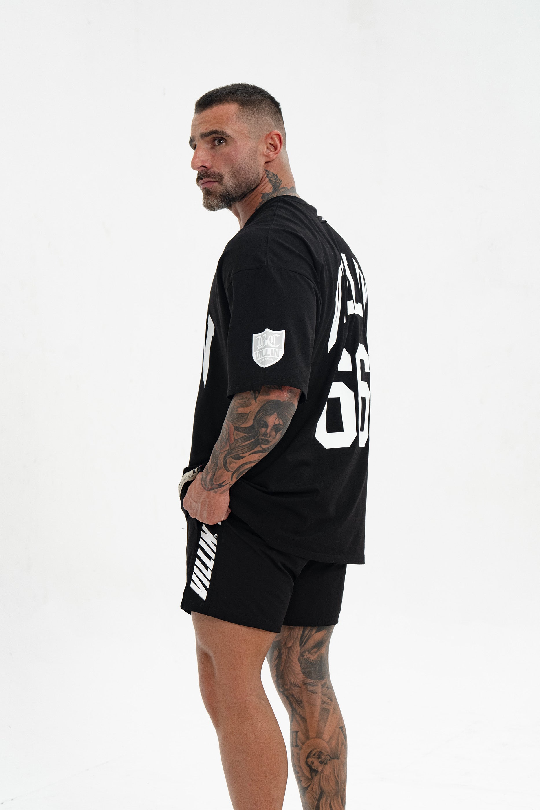 JERSEY 'OVERSIZE' T - BLACK