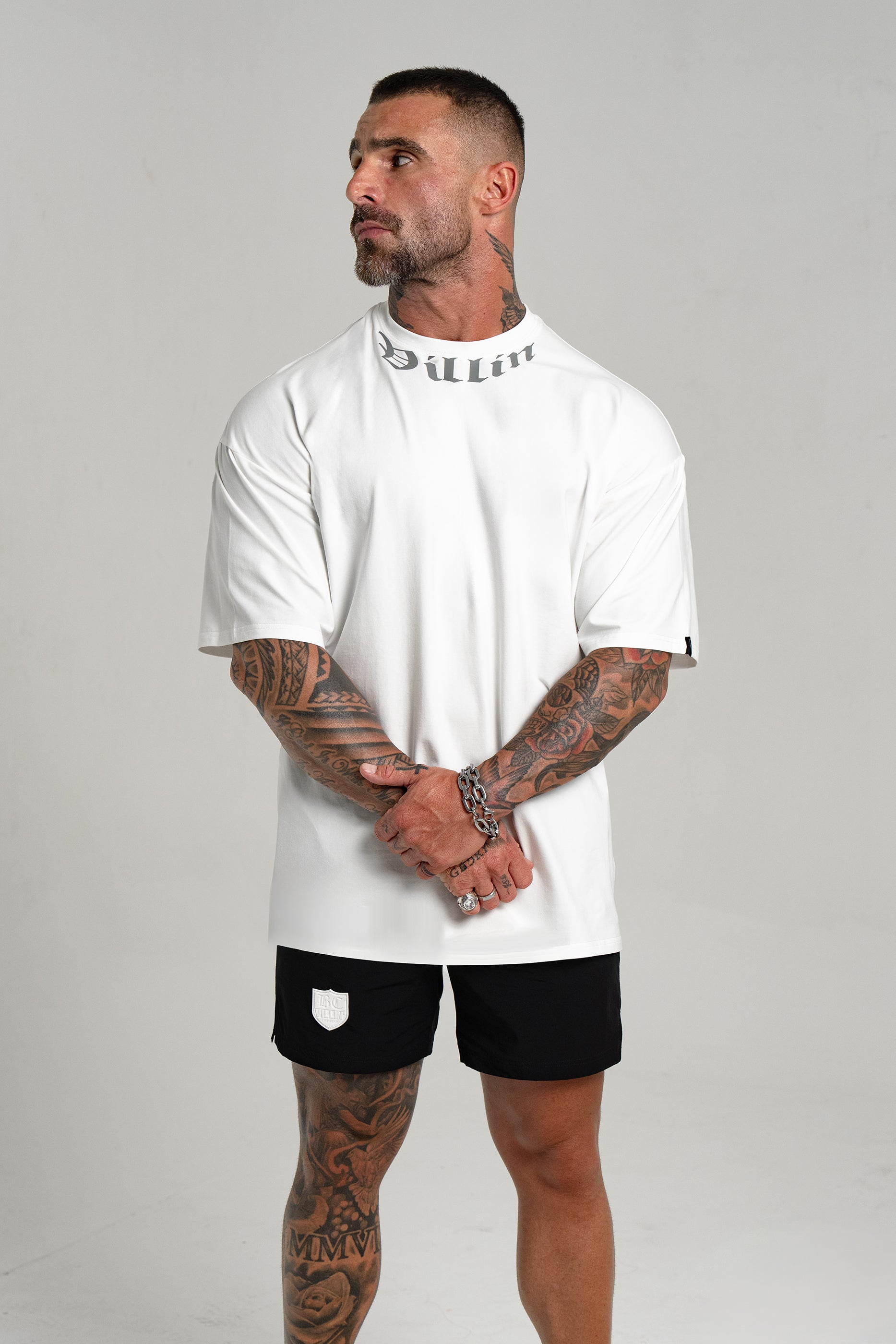 GOTHIC 'OVERSIZE' T - WHITE