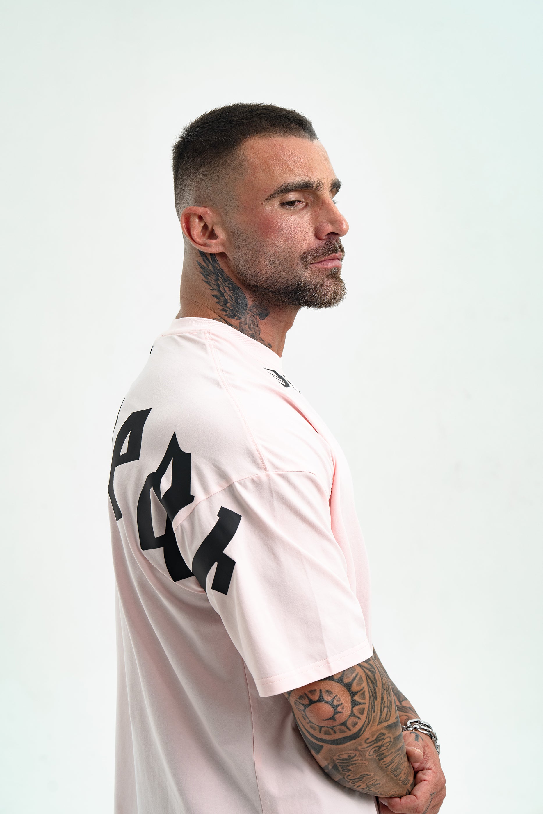 GOTHIC 'OVERSIZE' T - PINK