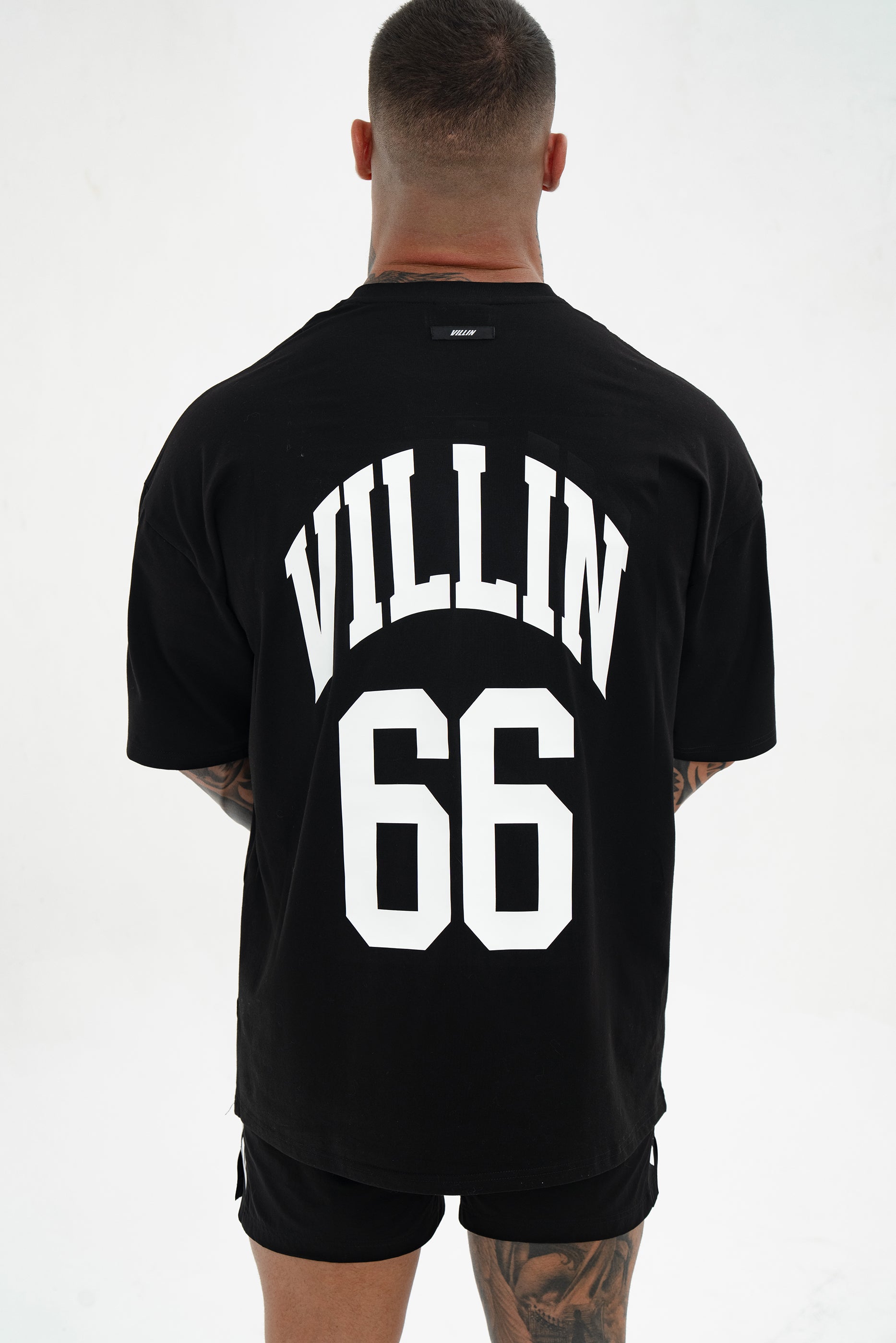JERSEY 'OVERSIZE' T - BLACK