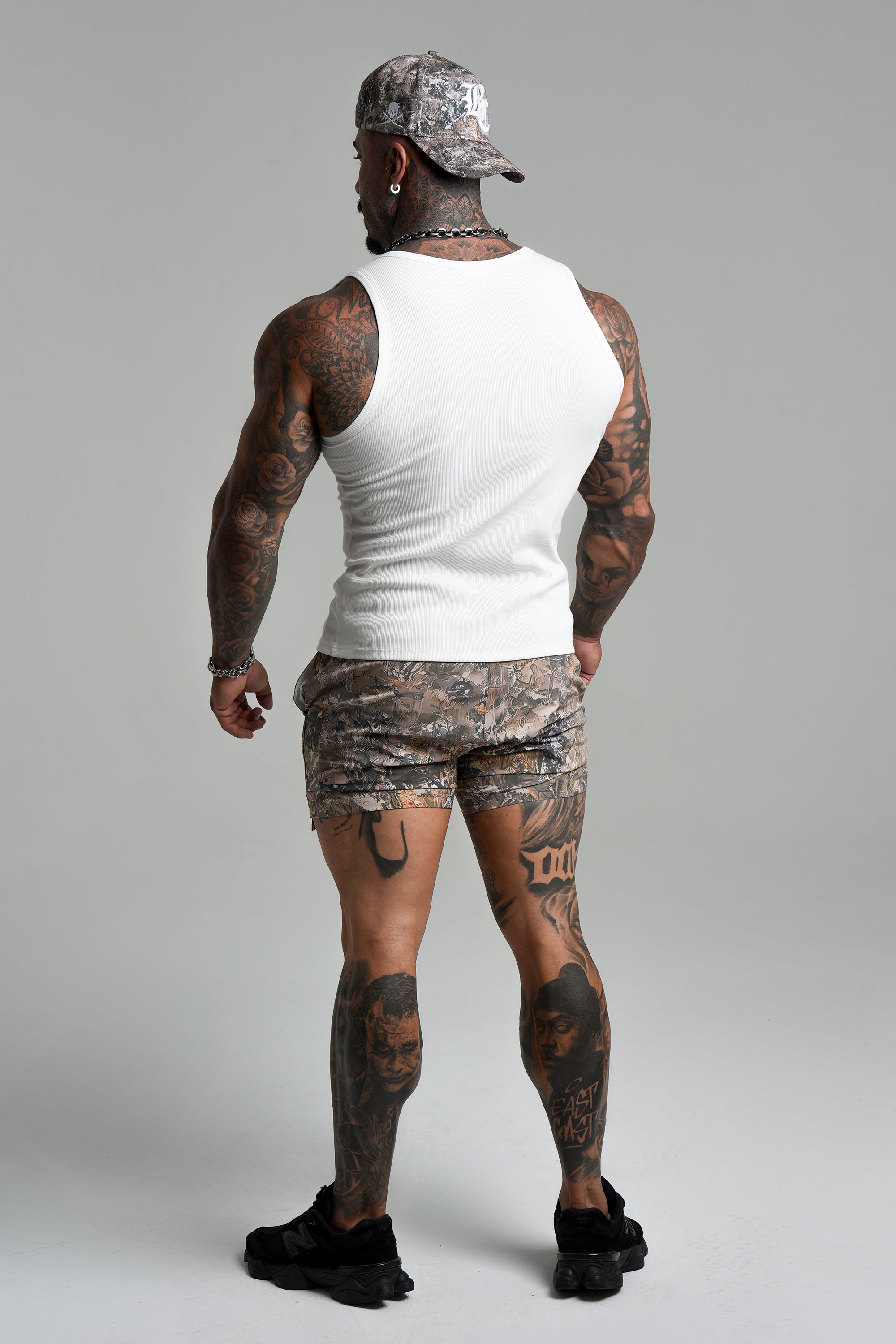 FITTED TANK  - OFF WHITE