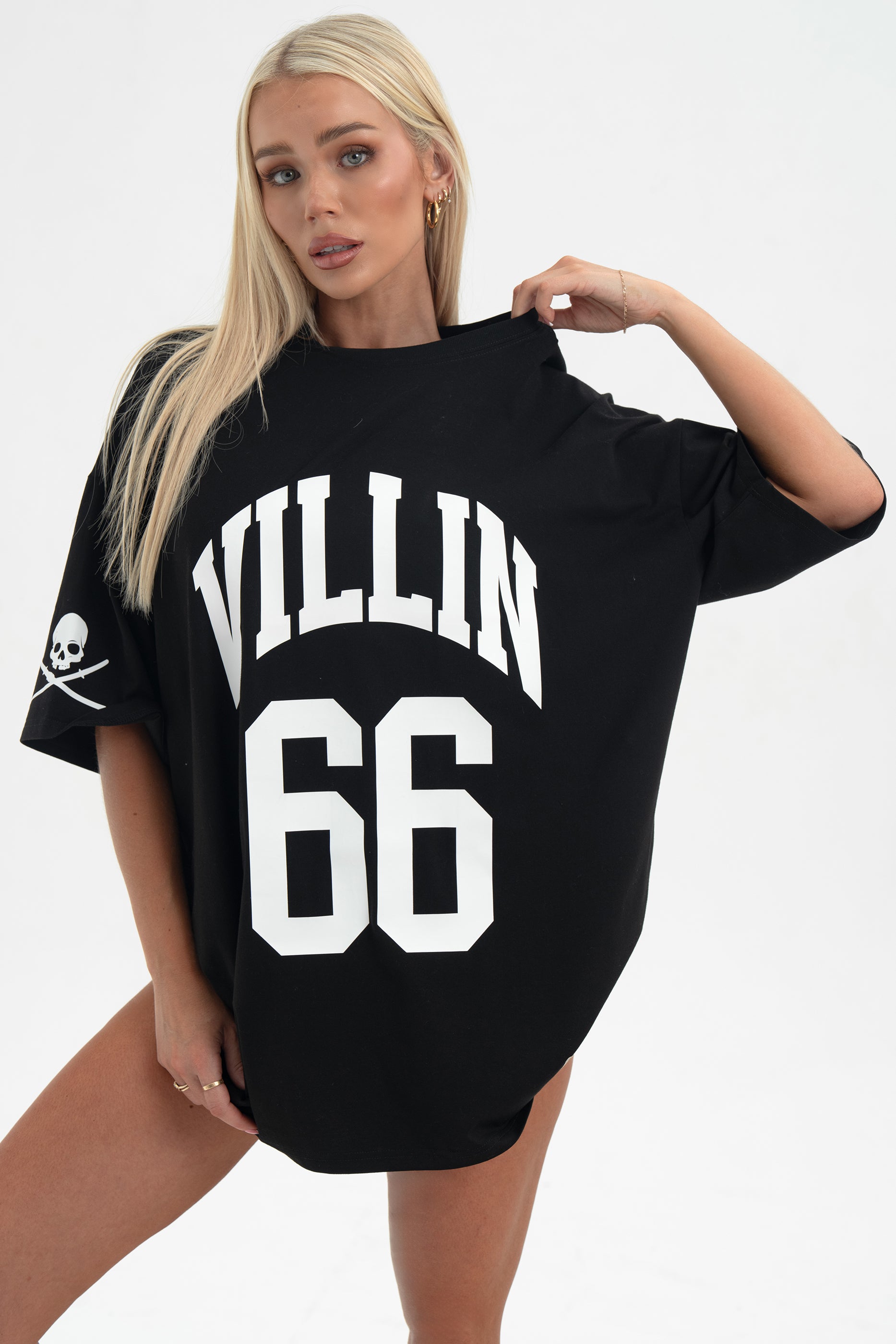 JERSEY 'OVERSIZE' T - BLACK
