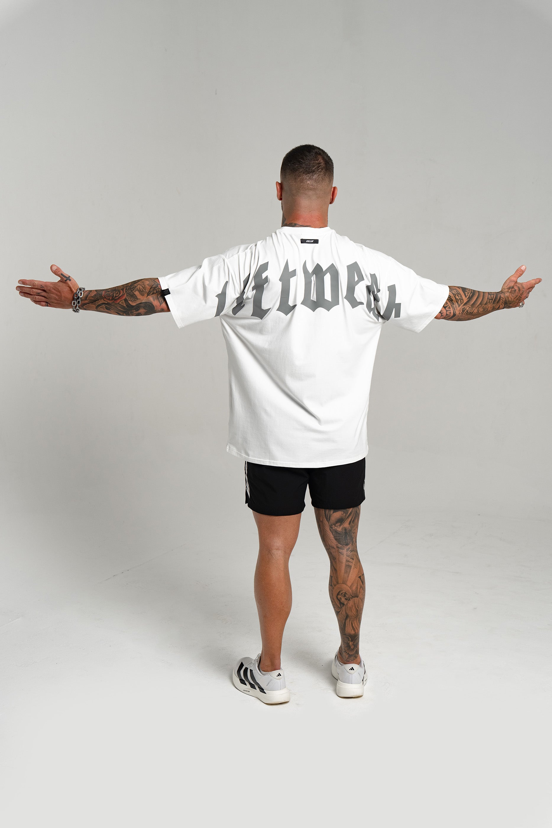 GOTHIC 'OVERSIZE' T - WHITE