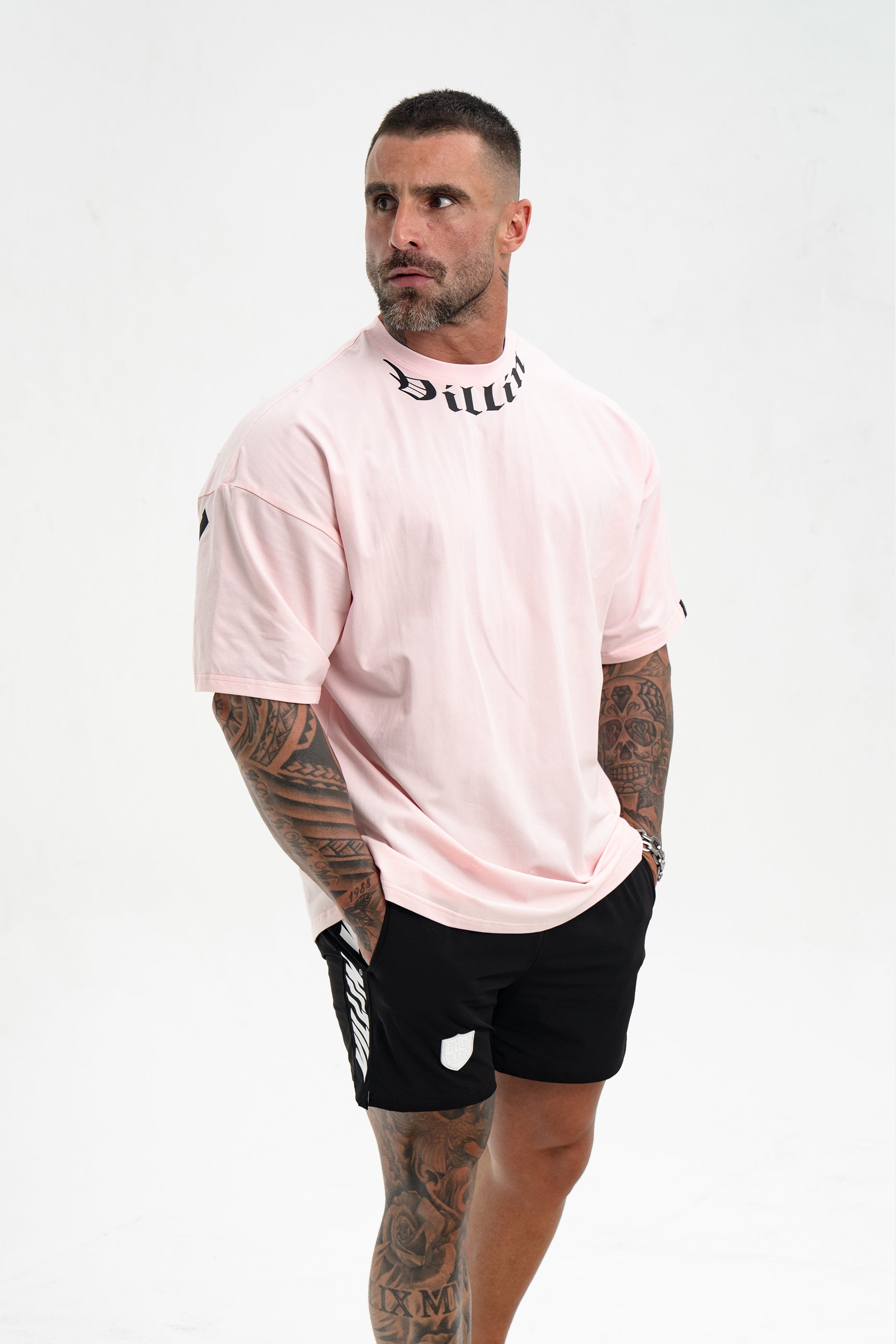 GOTHIC 'OVERSIZE' T - PINK