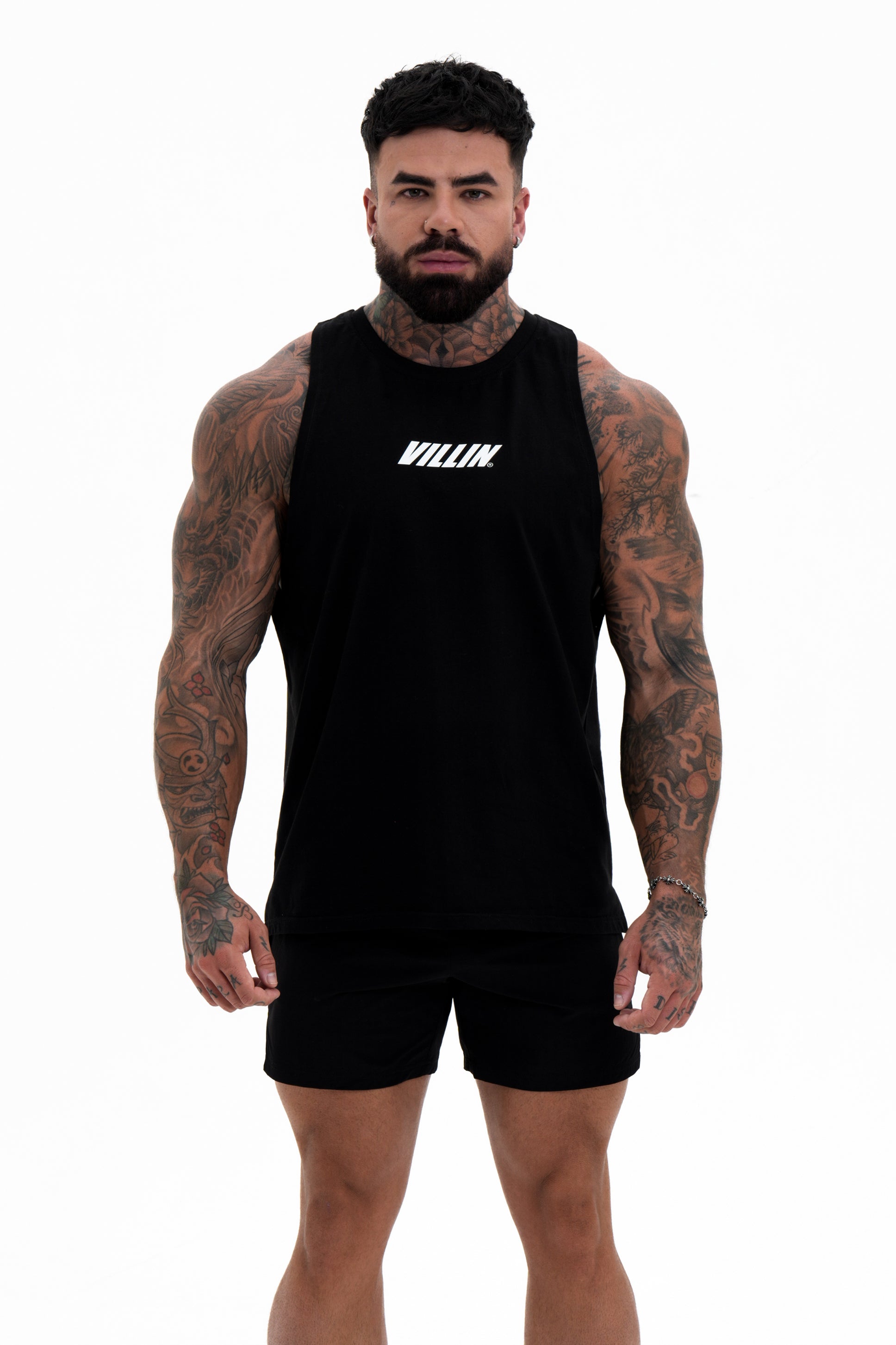 VILLIN TANK - BLACK