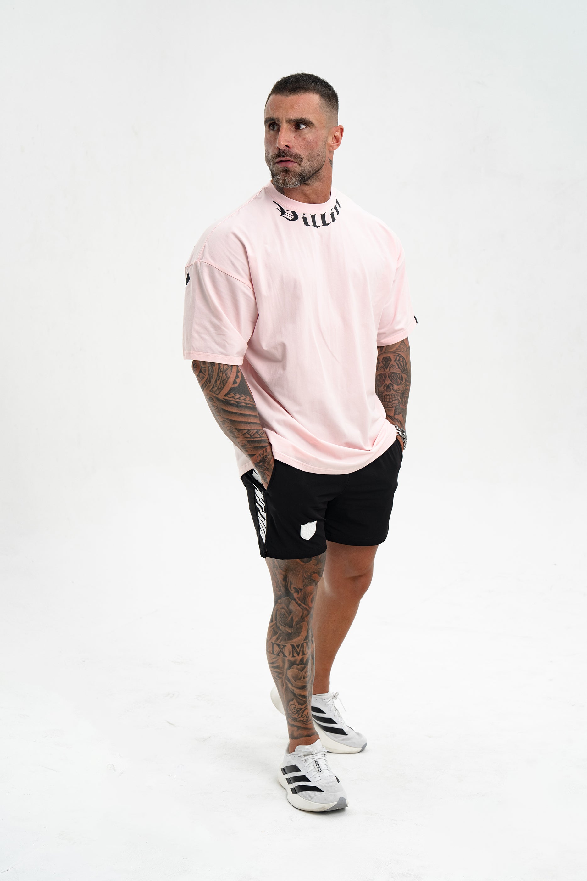 GOTHIC 'OVERSIZE' T - PINK