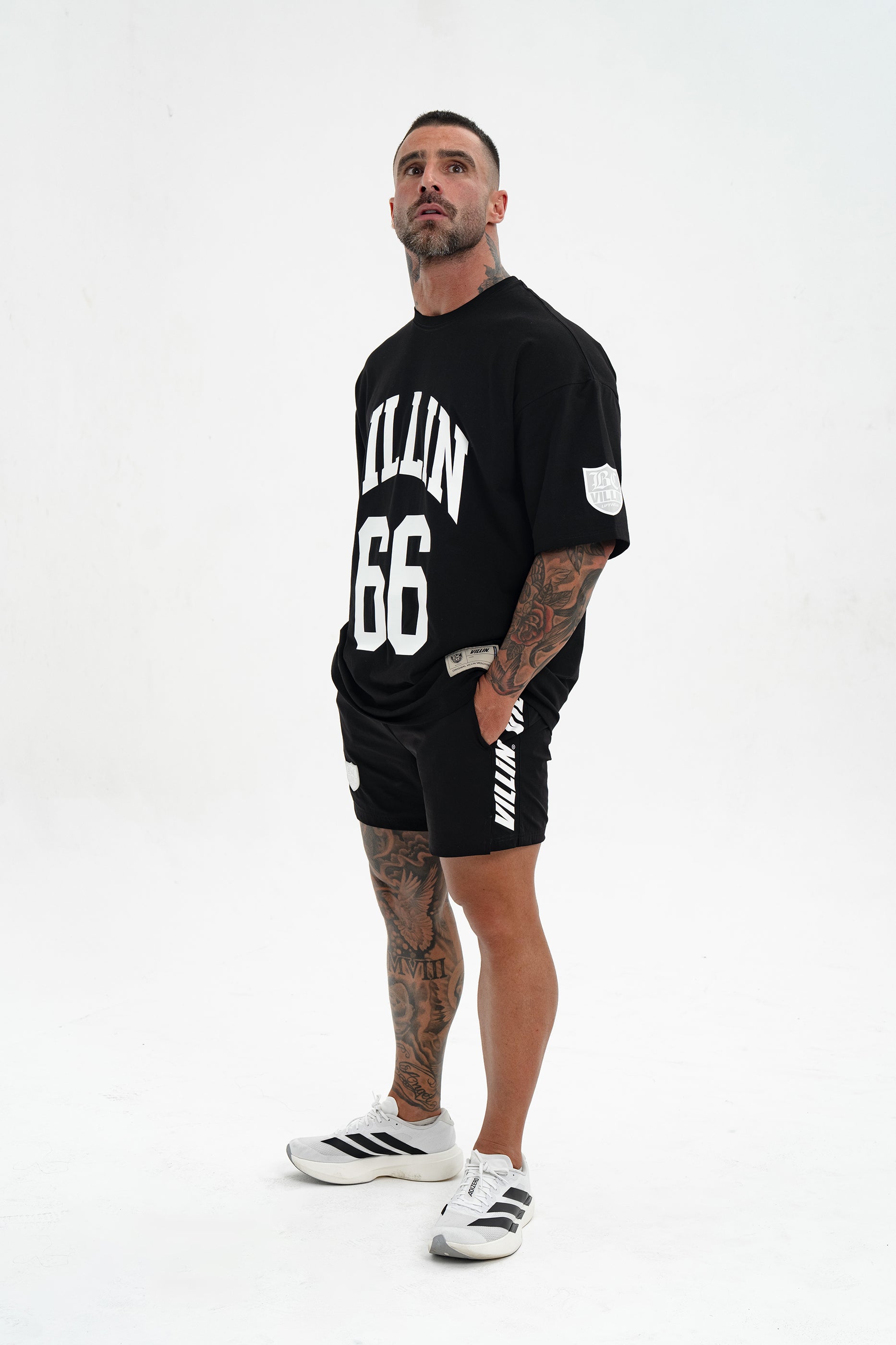 JERSEY 'OVERSIZE' T - BLACK
