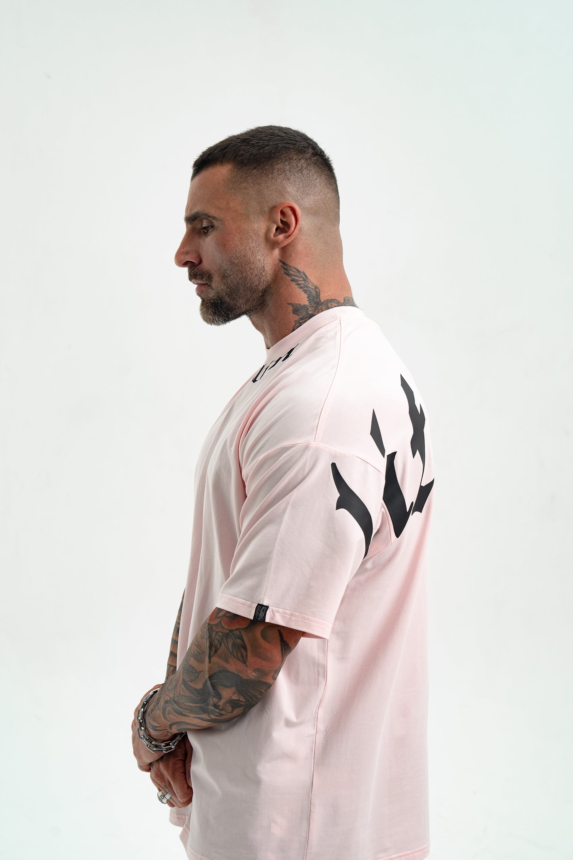 GOTHIC 'OVERSIZE' T - PINK